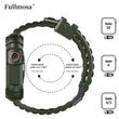 Load image into Gallery viewer, Apple Watch Band | Army Green Silicone | Warrior Fullmosa