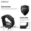 Load image into Gallery viewer, Apple Watch Band | Black Silicone | Warrior Fullmosa