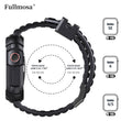 Load image into Gallery viewer, Apple Watch Band | Black Silicone | Warrior Fullmosa