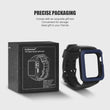 Load image into Gallery viewer, Apple Watch Band | Black with Blue Silicone | Cafi Fullmosa