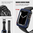 Load image into Gallery viewer, Apple Watch Band | Black with Blue Silicone | Cafi Fullmosa