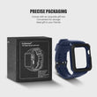 Load image into Gallery viewer, Apple Watch Band | Blue with Black Silicone | Cafi Fullmosa