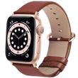 Load image into Gallery viewer, black apple watch with white band