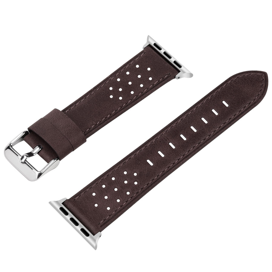 thin leather apple watch band