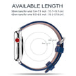 Load image into Gallery viewer, Dark Blue Leather apple watch band
