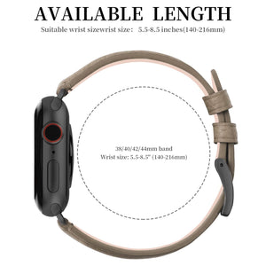 Apple Watch Band | Elephant grey | Litchi-Bosin Fullmosa