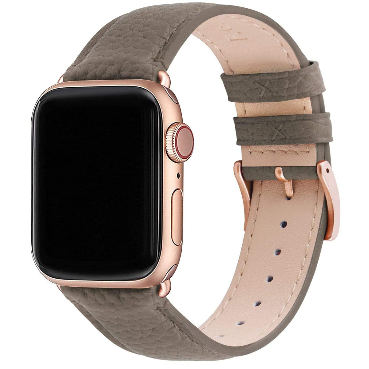 Gold apple watch with best sale grey band