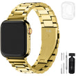 Load image into Gallery viewer, Apple Watch Band | Golden Stainless Steel Metal Fullmosa 38mm/40mm/41mm