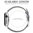 Load image into Gallery viewer, Apple Watch Band | Grey | Litchi-Bosin Fullmosa