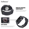 Load image into Gallery viewer, Apple Watch Band | Grey Silicone | Warrior Fullmosa