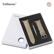 Load image into Gallery viewer, Apple Watch Band | khaki | Litchi-Bosin Fullmosa