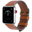 Load image into Gallery viewer, Apple Watch Band | Light Brown Leather | Wax Fullmosa 38mm/40mm / Sliver