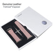 Load image into Gallery viewer, Apple Watch Band | Pink Leather | Litchi Fullmosa