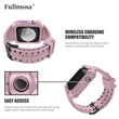 Load image into Gallery viewer, Apple Watch Band | Pink Silicone | Warrior Fullmosa