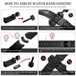 Load image into Gallery viewer, Apple Watch Band | Red Stainless Steel Metal Fullmosa watch band