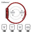 Load image into Gallery viewer, Apple Watch Band | Red Stainless Steel Metal Fullmosa watch band
