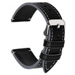 Load image into Gallery viewer, Black | Leather Wax Fullmosa 18mm / Sliver