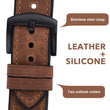 Load image into Gallery viewer, Brown samsung galaxy watch 42mm strap size