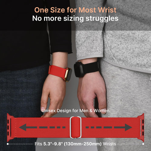Apple Watch Band | 4 Pack Water-Resistant Nylon Bands | Green/Orange/Yellow/Red Fullmosa watch band
