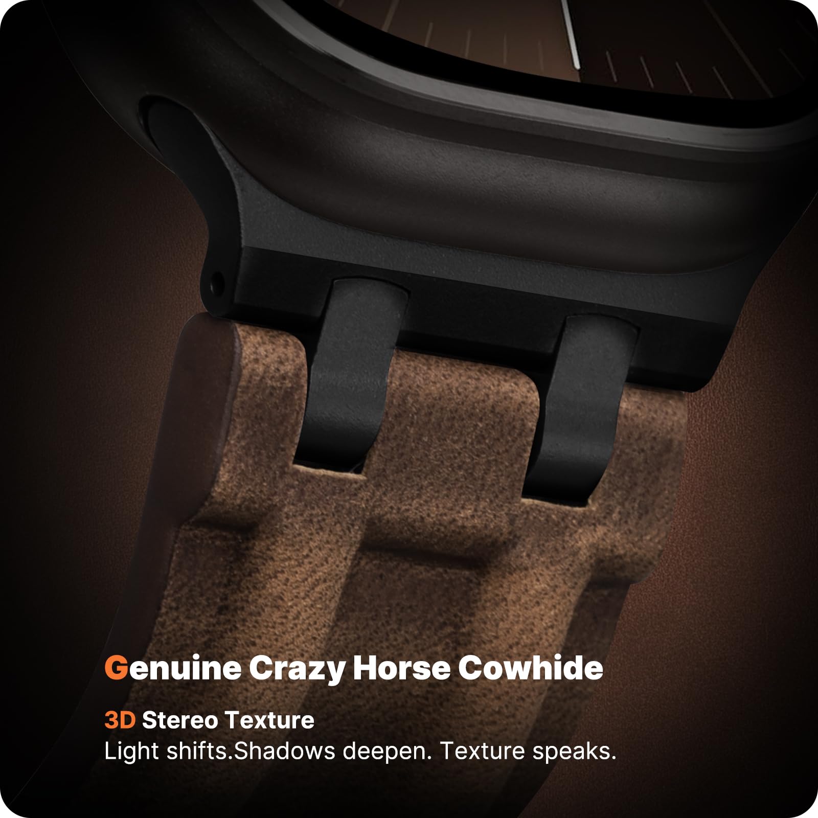 Apple Watch Band | AP Leather Band | Dark Coffee Fullmosa watch band