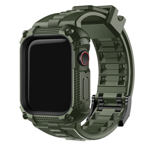 Apple Watch Band | Army Green Silicone | Warrior Fullmosa watch band