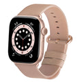 Apple Watch Band | Beige Leather | Litchi Fullmosa watch band