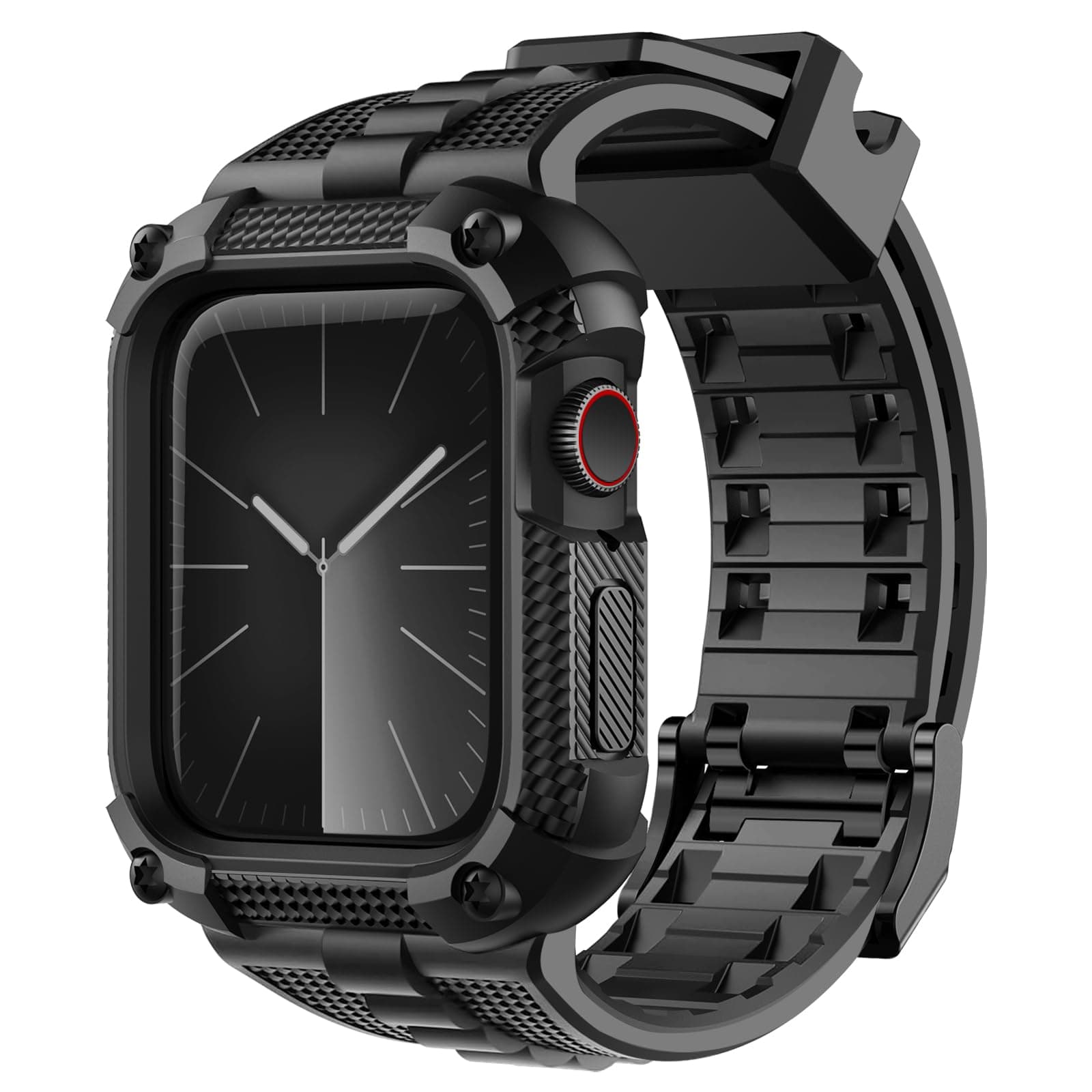 Apple Watch Band | Black Silicone | Warrior Fullmosa watch band