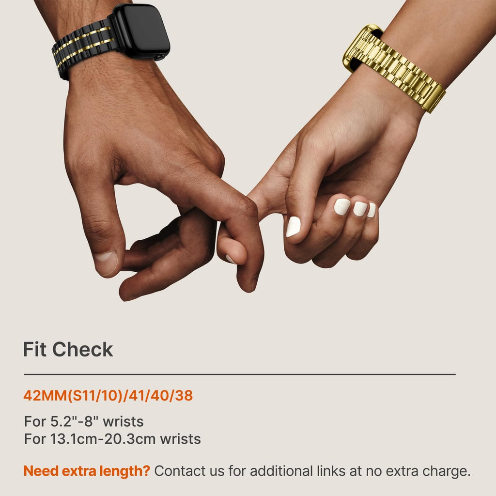 Apple Watch Band | EB-Metal Straps | Gold Fullmosa watch band