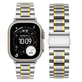 Apple Watch Band | EB-Metal Straps | Silver+Golden Fullmosa watch band 42mm(S11/10) 41mm 40mm 38mm / Silver+Golden