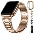 Apple Watch Band | Five-Links Stainless Steel Metal | Rose Gold Fullmosa 38mm 40mm 41mm / Rose Gold