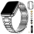 Apple Watch Band | Five-Links Stainless Steel Metal | Silver Fullmosa 38mm 40mm 41mm / Silver