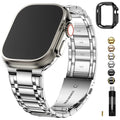 Apple Watch Band | Five-Links Stainless Steel Metal | Silver Fullmosa 49mm(ultra3/2/1) / Silver