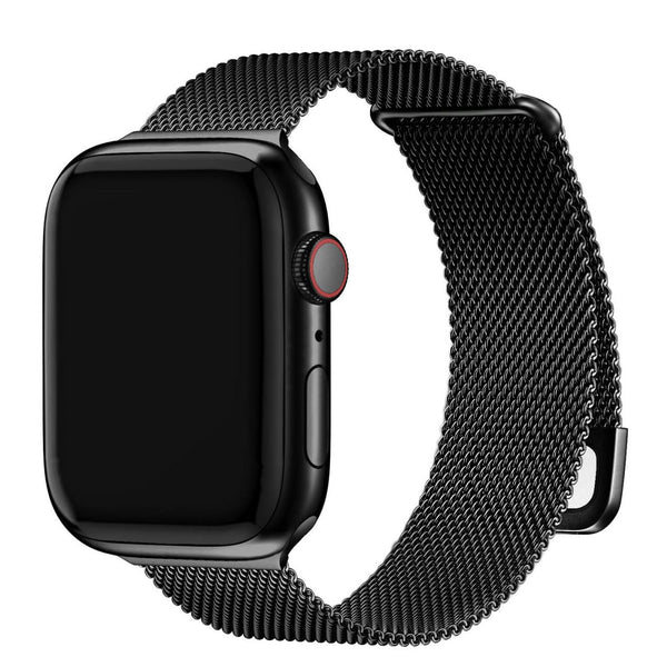 Apple Watch Band | Milanese Loop Strap | Black Fullmosa 42mm(S11/10) 41mm 40mm 38mm / Black