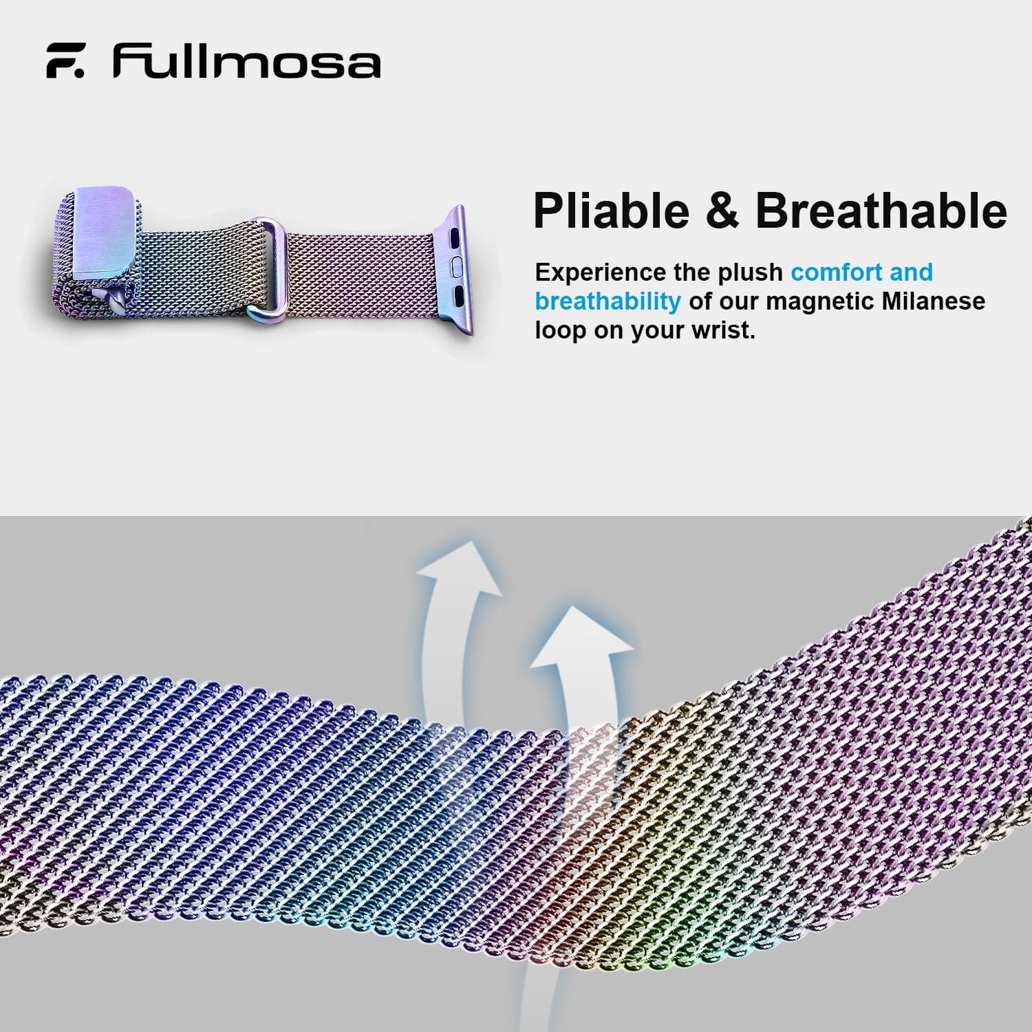Apple Watch Band | Milanese Loop Strap | Colorful Fullmosa