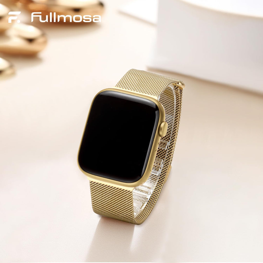 Apple Watch Band | Milanese Loop Strap | Gold Fullmosa