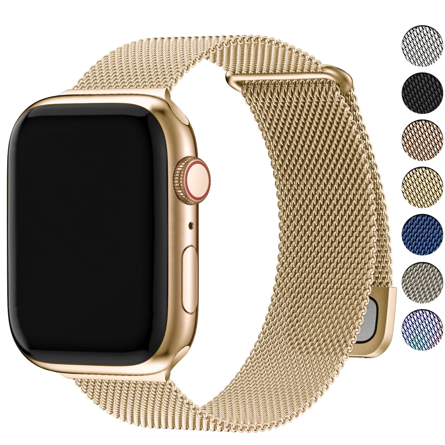 Apple Watch Band | Milanese Loop Strap | Gold Fullmosa 49mm 46mm 45mm 44mm 42mm(S3/2/1) / Gold