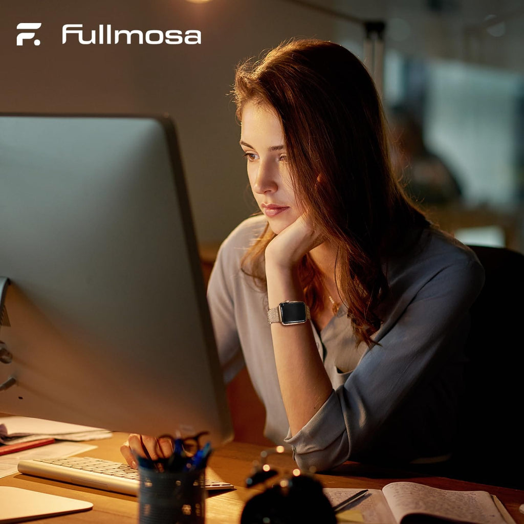 Apple Watch Band | Milanese Loop Strap | Rose Gold Fullmosa