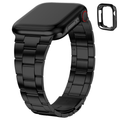 Apple Watch Band | No Tools Needed Stainless Steel Band | Black Fullmosa watch band 38mm 40mm 41mm / Black