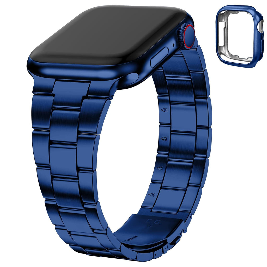 Apple Watch Band | No Tools Needed Stainless Steel Band | Blue Fullmosa watch band 38mm 40mm 41mm / Blue