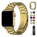 Apple Watch Band | SUS Stainless Steel Metal | Golden Fullmosa 38mm 40mm 41mm(s9/8/7/6/5/4/3/2/1/se3/2/1) / Golden