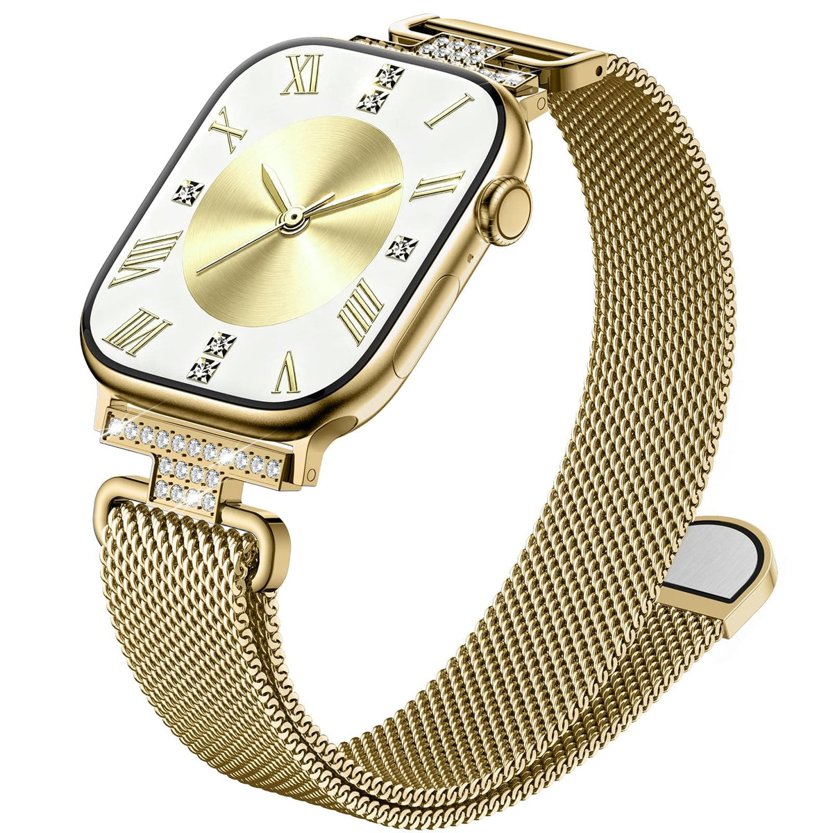 Apple Watch Band | Thin Milanese Loop Strap for Women| Gold Fullmosa watch band 42mm(s11/10) 41mm 40mm 38mm / Gold