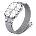 Apple Watch Band | Thin Milanese Loop Strap for Women| Silver Fullmosa watch band 42mm(s11/10) 41mm 40mm 38mm / Silver