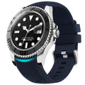 Watch Band | No Gap Blue Silicone Strap | Eco Fullmosa watch band