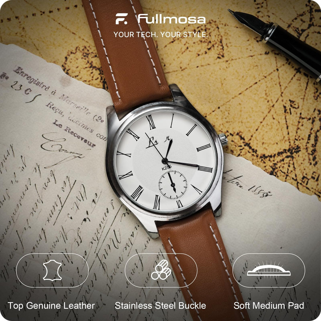 Watch Band | Quick Release Leather Watch Strap | Caramel Brown Fullmosa