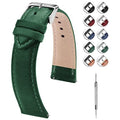 Watch Band | Quick Release Leather Watch Strap | Gradient Green Fullmosa