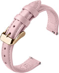 Watch Band | Quick Release Leather Watch Strap | Sand Pink Fullmosa 18mm / Rosegold