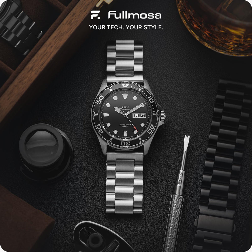 Watch Band | Quick Release Stainless Steel Watch Strap | Silver Fullmosa watch band