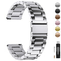 Watch Band | Quick Release Stainless Steel Watch Strap | Silver Fullmosa watch band