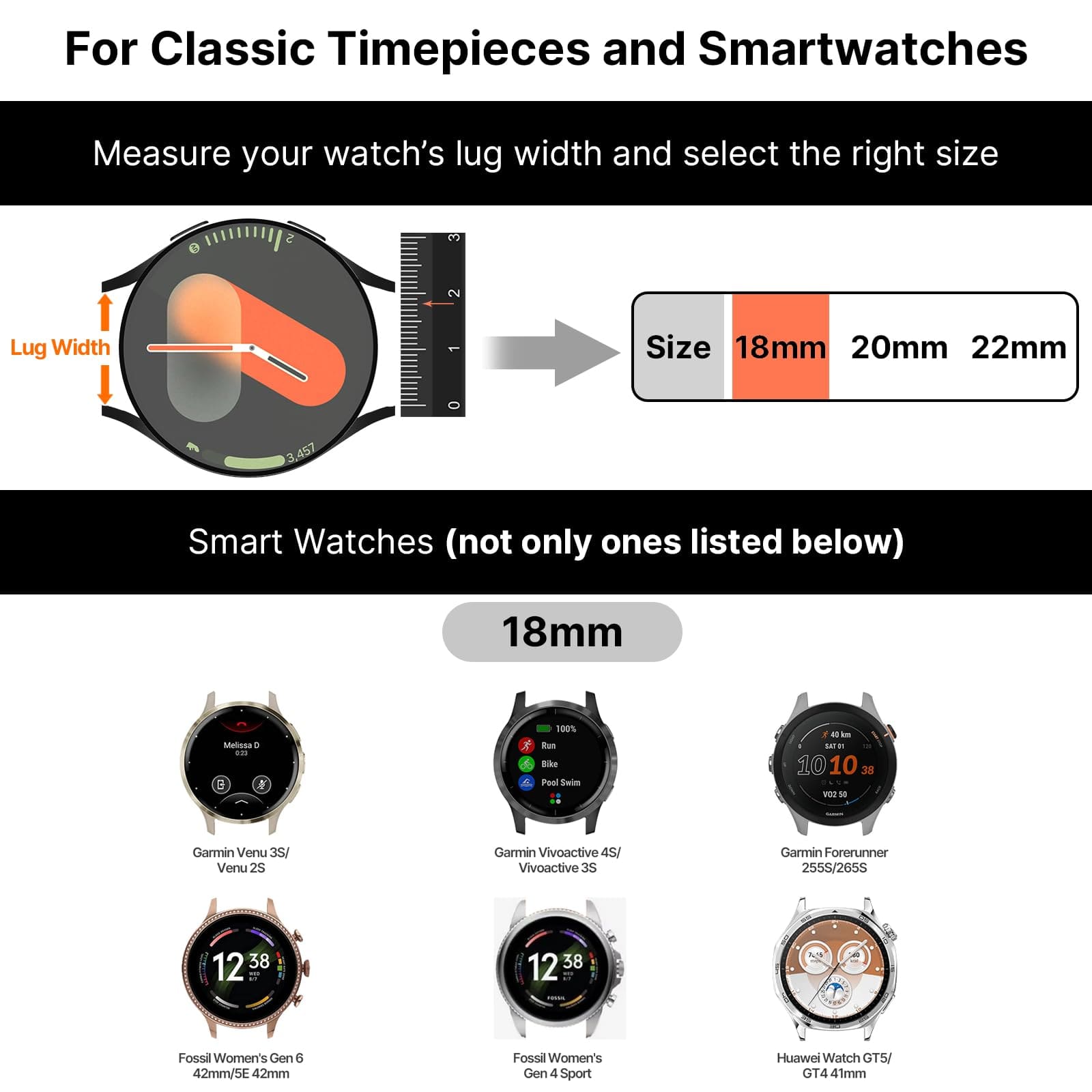 Watch Band | Yola leather Band | Black Fullmosa watch band