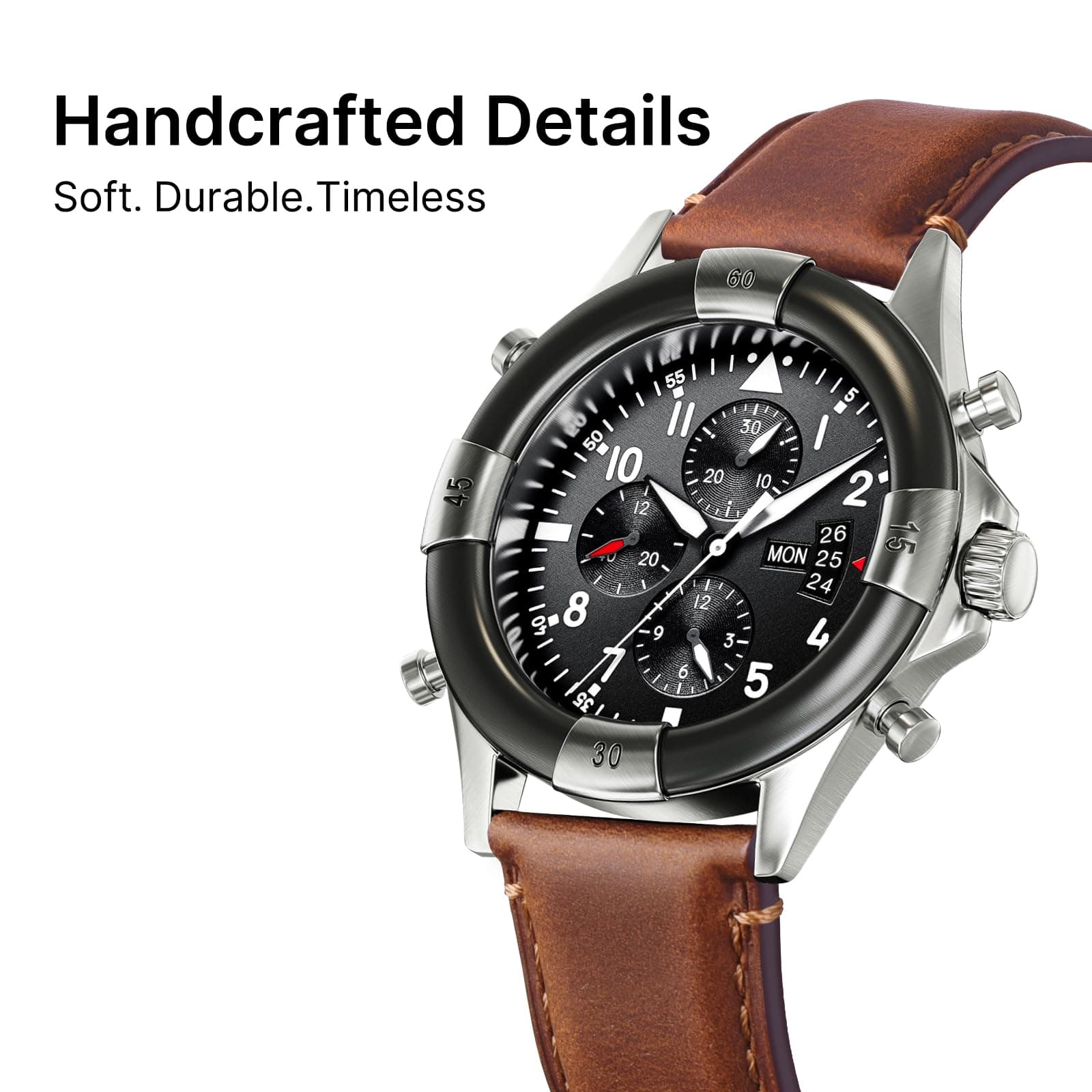 Watch Band | Yola leather Band | Coffee Brown Fullmosa watch band